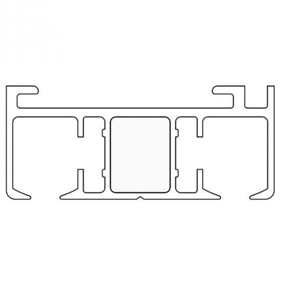 5141 Rail ONLY White (per metre) (Obsolete)