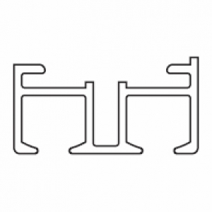 6003 Rail White for 2500 system (per metre) (Obsolete)