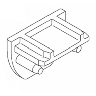 Endcover in White or Black