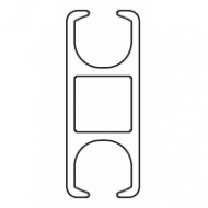 6109 Rail ONLY Silver (per metre) (Obsolete) 6109 Rail ONLY Silver (per metre) (Obsolete)