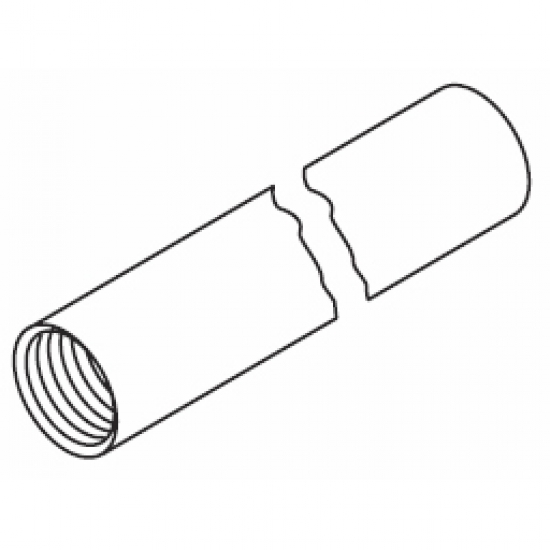 Hanger tube in White (over 1  Metre lengths)