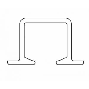 6243 Rail in White Only