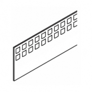 Wave Heading curtain tape in White or Black Wave Heading curtain tape in White or Black
