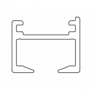 6466 rail for 6465 system in White or Black 6466 rail for 6465 system in White or Black