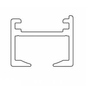 6466 rail for 6465 system in White or Black