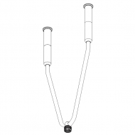 V-hanger with safety device 6677 V-hanger with safety device 6677