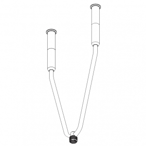 V-hanger with safety device 6677