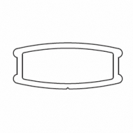 8004 Bottom bar (24mm)(per metre) 8004 Bottom bar (24mm)(per metre)