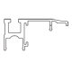 Side guide case inside fitting S/M (Each)