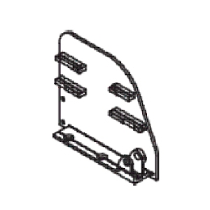 End Cover right LARGE 126mm x 146mm (Each)