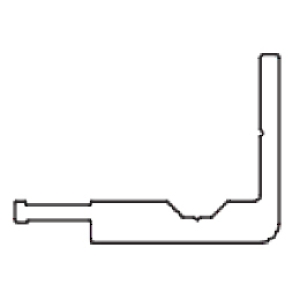 Concealed side guide profile