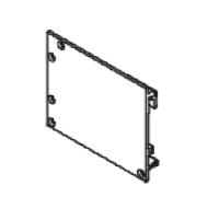 Concealed end cover left 105mm x 125mm (Each) Concealed end cover left 105mm x 125mm (Each)