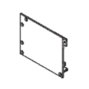 Concealed end cover left 105mm x 125mm (Each)