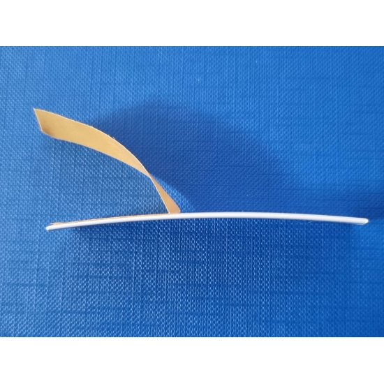 Plastic strip with adhesive 14.4mm (per metre)