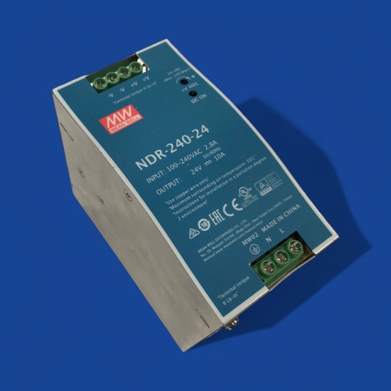 Power supply 24V DC 10 Ampere DIN Rail (Each)