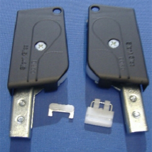 End Pulley set for 3000 in Black