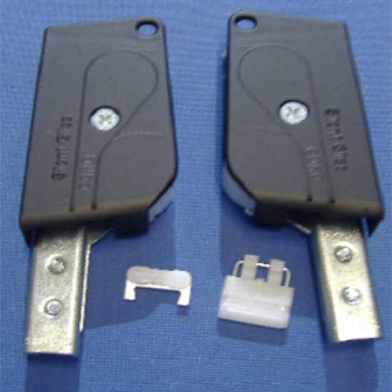 End Pulley set for 3000 in Black