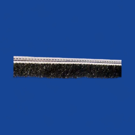 Brush 5mm x 12mm Black (per Metre)