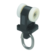 Two component roller Glider in White or Black Two component roller Glider in White or Black