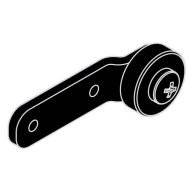 Overlap arm support set in White or Black (Each) Overlap arm support set in White or Black (Each)