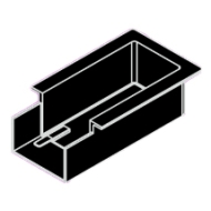 Recess Mask in White or Black Recess Mask in White or Black