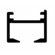6466 rail for 6465 system in White or Black 6466 rail for 6465 system in White or Black