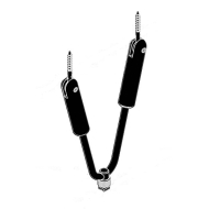 V-hanger in BLack V-hanger in BLack