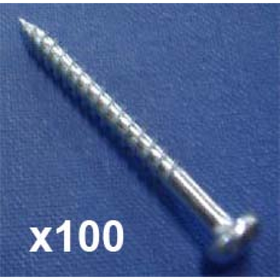 Round head screw No.8, 37mm (Pack Quantity 100)