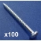 Round head screw No.8, 37mm (Pack Quantity 100)