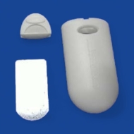 Cord weight, white (Obsolete)  Cord weight, white (Obsolete)