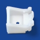 Universal nylon bracket (standard) in white OLD STYLE