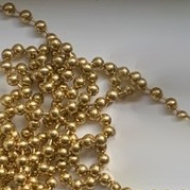 Metal bead 4.5mm chain, Brass  (per metre) Metal bead 4.5mm chain, Brass  (per metre)