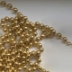 Metal bead 4.5mm chain, Brass  (per metre)
