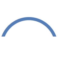 Semi-circle or gradual curve over 200mm radius for 1085 systems (price per bend)  Semi-circle or gradual curve over 200mm radius for 1085 systems (price per bend)