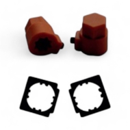 Headrail & Axle Rod Adaptor set  for Professional Roman Blinds(Each) Headrail & Axle Rod Adaptor set  for Professional Roman Blinds(Each)
