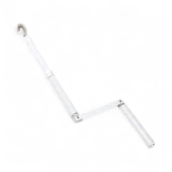 Elite Aluminium Crank Arm Complete, White (Each) Elite Aluminium Crank Arm Complete, White (Each)