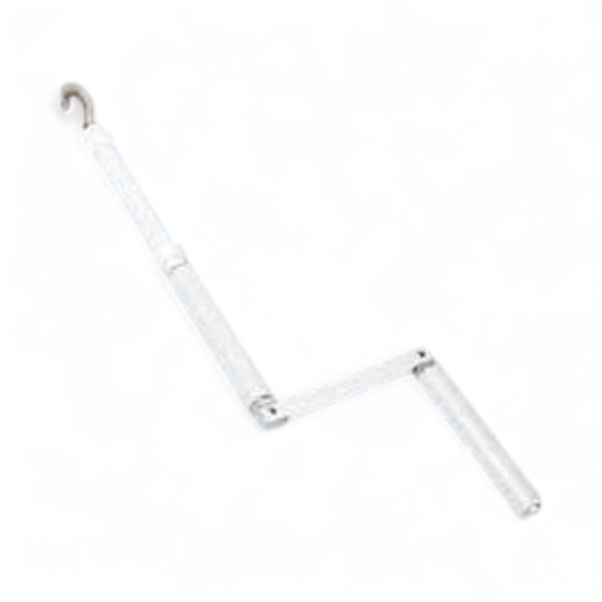 Elite Aluminium Crank Arm Complete, White (Each) Elite Aluminium Crank Arm Complete, White (Each)