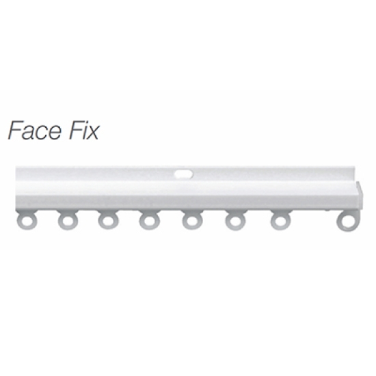 380cm Discreet Face Fix rail only