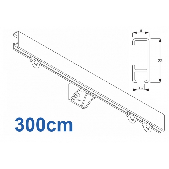 1080 White, 300cm Complete. (*Same day dispatch if ordered Monday to Friday before 15.00 (excluding Bank Holidays)