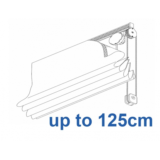 2120 Chain operated Headrail system up to 125cm