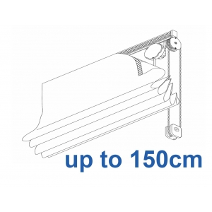 2120 Chain operated Headrail system up to 150cm 2120 Chain operated Headrail system up to 150cm