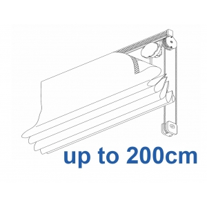 2120 Chain operated Headrail system up to 200cm 2120 Chain operated Headrail system up to 200cm