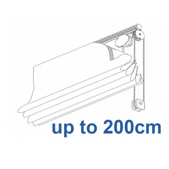 2120 Chain operated Headrail system up to 200cm