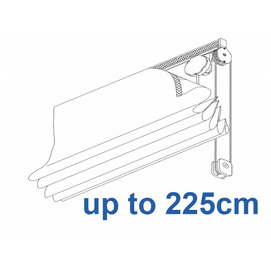 2120 Chain operated Headrail system up to 225cm