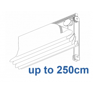 2120 Chain operated Headrail system up to 250cm 2120 Chain operated Headrail system up to 250cm