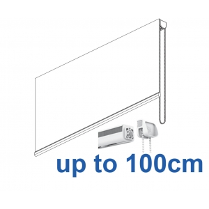 2305 Chain operated Headrail system in White or Black up to 100cm 2305 Chain operated Headrail system in White or Black up to 100cm