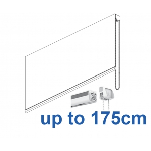 2305 Chain operated Headrail system in White or Black up to 175cm 2305 Chain operated Headrail system in White or Black up to 175cm