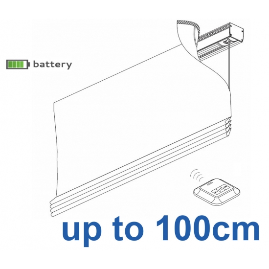 2345 Battery operated Headrail system up to 100cm