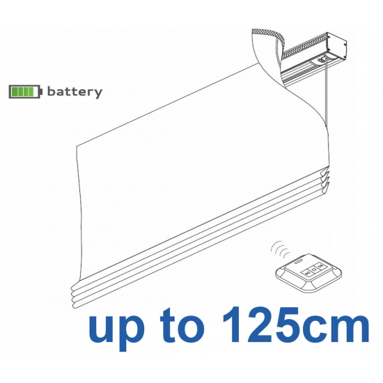 2345 Battery operated Headrail system up to 125cm