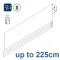 2355 Rechargeable Battery Roman Blind Headrail system up to 225cm